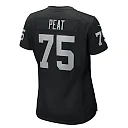 Zennovawear Andrus Peat 75 Las Vegas Raiders Women's Team Game Jersey - Black