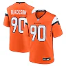 Zennovawear Angelo Blackson 90 Denver Broncos Game Men Jersey - Orange