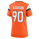 Zennovawear Angelo Blackson 90 Denver Broncos Women's Game Jersey - Orange