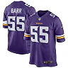 Zennovawear Anthony Barr 55 Minnesota Vikings Men Game Jersey - Purple