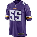 Zennovawear Anthony Barr 55 Minnesota Vikings Men Game Jersey - Purple