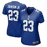 Zennovawear Anthony Johnson Jr. 23 New York Giants Women's Game Jersey - Royal