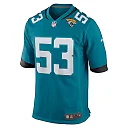Zennovawear Anthony Pittman 53 Jacksonville Jaguars Team Game Men Jersey - Teal