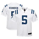 Zennovawear Anthony Richardson 5 Indianapolis Colts YOUTH Player Game Jersey - White
