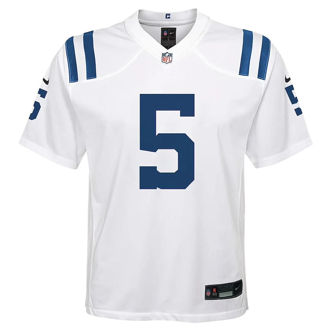 Zennovawear Anthony Richardson 5 Indianapolis Colts YOUTH Player Game Jersey - White