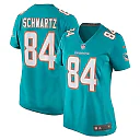 Zennovawear Anthony Schwartz 84 Miami Dolphins Game Women Jersey - Aqua