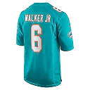 Zennovawear Anthony Walker Jr. 6 Miami Dolphins Game Men Jersey - Aqua
