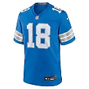 Zennovawear Antoine Green 18 Detroit Lions Team Game Men Jersey - Blue