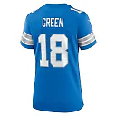 Zennovawear Antoine Green 18 Detroit Lions Women's Team Game Jersey - Blue