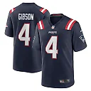 Zennovawear Antonio Gibson 4 New England Patriots Game Men Jersey - Navy