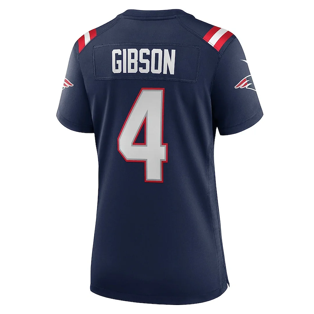 Zennovawear Antonio Gibson 4 New England Patriots Women's Game Jersey - Navy