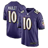 Zennovawear Arthur Maulet 10 Baltimore Ravens Team Game Men Jersey - Purple