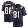 Zennovawear Austin Hooper 81 New England Patriots Team Game Men Jersey - Navy