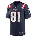 Zennovawear Austin Hooper 81 New England Patriots Team Game Men Jersey - Navy