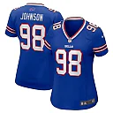 Zennovawear Austin Johnson 98 Buffalo Bills Women's Game Jersey - Royal