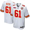 Zennovawear Austin Reiter 61 Kansas City Chiefs AFC Champions Patch Game Men Jersey - White
