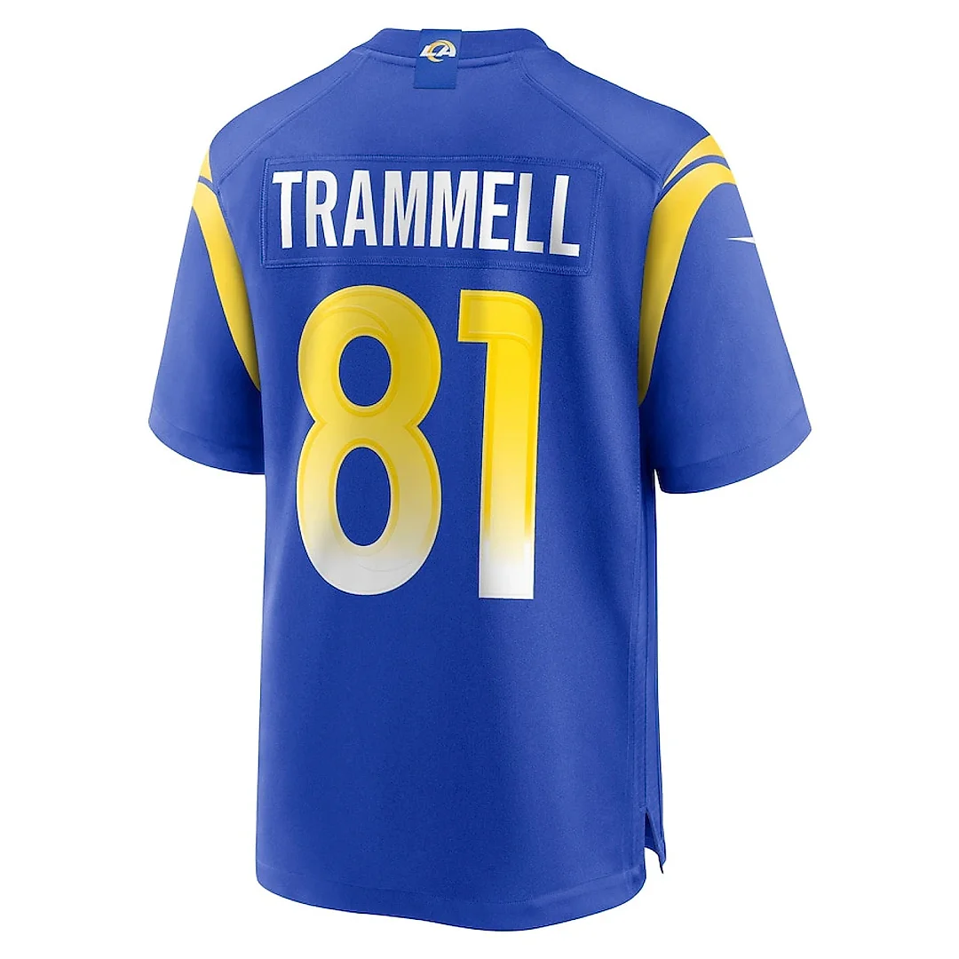 Zennovawear Austin Trammell 81 Los Angeles Rams Game Player Men Jersey - Royal