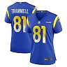 Zennovawear Austin Trammell 81 Los Angeles Rams Women's Game Jersey - Royal