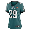 Zennovawear Avonte Maddox 29 Philadelphia Eagles Super Bowl LIX Women's Jersey - Midnight Green