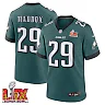 Zennovawear Avonte Maddox 29 Philadelphia Eagles Super Bowl LIX Jersey - Men's - Midnight Green