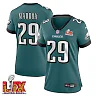 Zennovawear Avonte Maddox 29 Philadelphia Eagles Super Bowl LIX Women's Jersey - Midnight Green