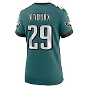 Zennovawear Avonte Maddox 29 Philadelphia Eagles Super Bowl LIX Women's Jersey - Midnight Green