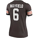 Zennovawear Baker Mayfield 6 Cleveland Browns Women Legend Jersey - Brown