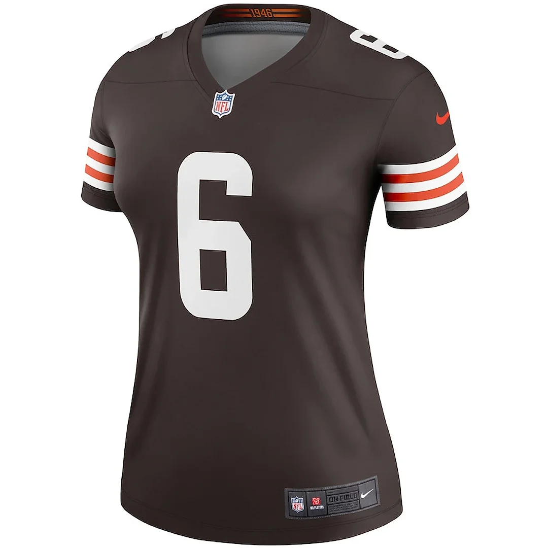 Zennovawear Baker Mayfield 6 Cleveland Browns Women Legend Jersey - Brown