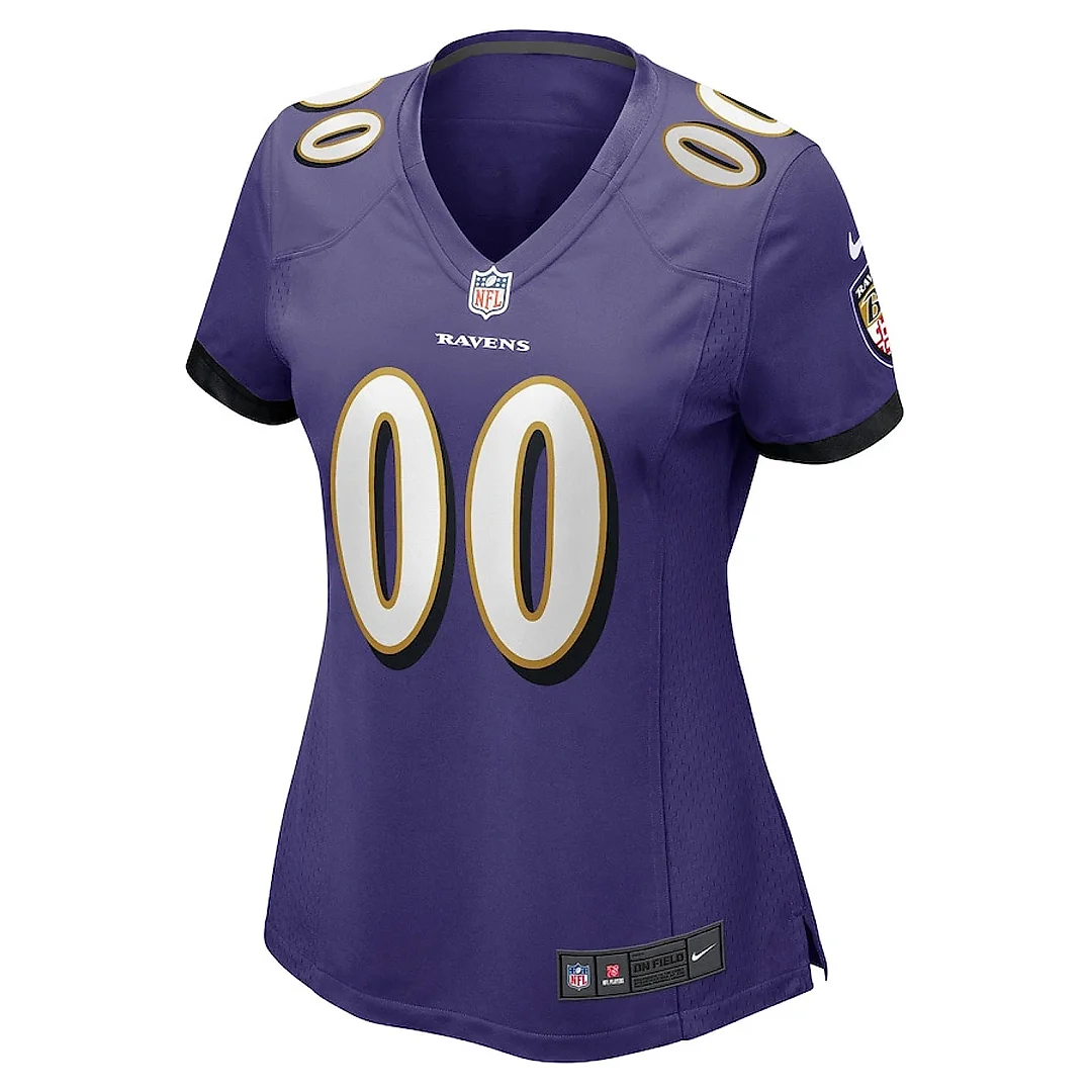 Zennovawear Baltimore Ravens Women Custom Game Jersey - Purple