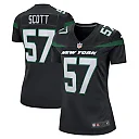 Zennovawear Bart Scott 57 New York Jets Women Retired Jersey - Black