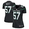Zennovawear Bart Scott 57 New York Jets Women Retired Jersey - Black