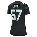 Zennovawear Bart Scott 57 New York Jets Women Retired Jersey - Black