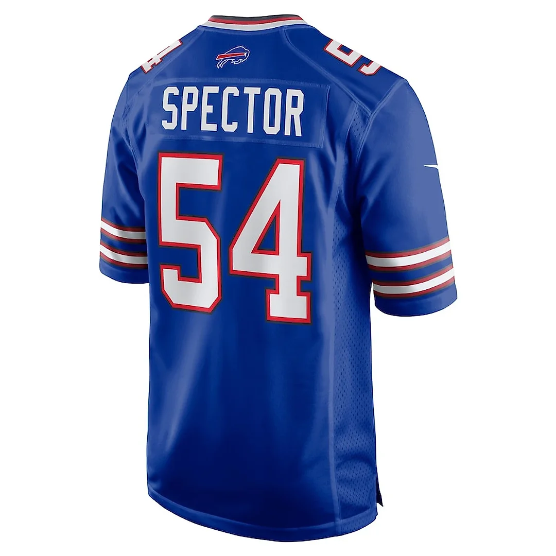 Zennovawear Baylon Spector 54 Buffalo Bills Men Game Jersey - Royal
