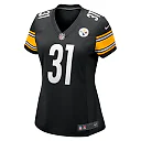 Zennovawear Beanie Bishop 31 Pittsburgh Steelers Women's Game Jersey - Black