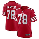 Zennovawear Ben Bartch 78 San Francisco 49ers Game Men Jersey - Scarlet