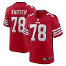 Zennovawear Ben Bartch 78 San Francisco 49ers Game Men Jersey - Scarlet