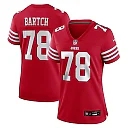 Zennovawear Ben Bartch 78 San Francisco 49ers Women's Game Jersey - Scarlet
