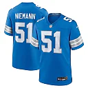 Zennovawear Ben Niemann 51 Detroit Lions Team Game Men Jersey - Blue