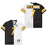 Zennovawear Ben Roethlisberger 7 Pittsburgh Steelers Two-Toned Retro Throwback Men Jersey - Black/White