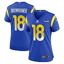 Zennovawear Ben Skowronek 18 Los Angeles Rams Women's Game Jersey - Royal