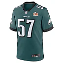 Zennovawear Ben VanSumeren 57 Philadelphia Eagles Super Bowl LIX Jersey - Men's - Midnight Green