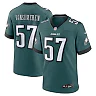 Zennovawear Ben VanSumeren 57 Philadelphia Eagles Team Game Men Jersey - Midnight Green