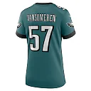 Zennovawear Ben VanSumeren 57 Philadelphia Eagles Women's Team Game Jersey - Midnight Green