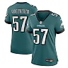 Zennovawear Ben VanSumeren 57 Philadelphia Eagles Women's Team Game Jersey - Midnight Green