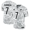 Zennovawear Bijan Robinson 7 Atlanta Falcons 2024 Salute to Service Limited Men Jersey - Arctic Camo