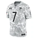 Zennovawear Bijan Robinson 7 Atlanta Falcons 2024 Salute to Service Limited Men Jersey - Arctic Camo