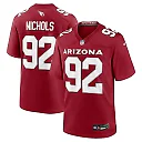 Zennovawear Bilal Nichols 92 Arizona Cardinals Team Game Men Jersey - Cardinal