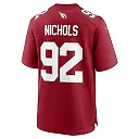 Zennovawear Bilal Nichols 92 Arizona Cardinals Team Game Men Jersey - Cardinal