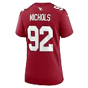 Zennovawear Bilal Nichols 92 Arizona Cardinals Women's Game Jersey - Cardinal