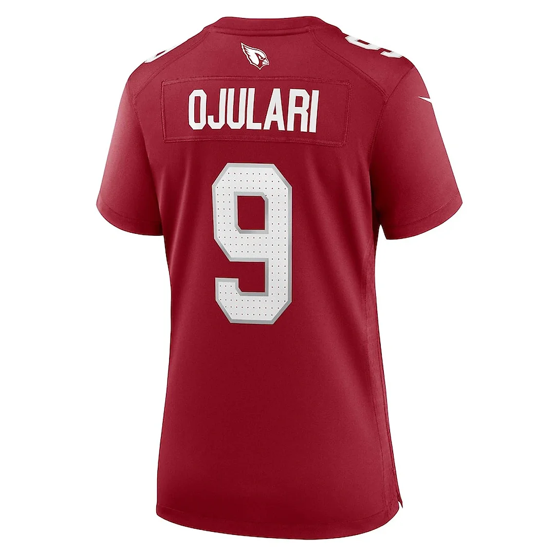 Zennovawear BJ Ojulari 9 Arizona Cardinals Women's Game Jersey - Cardinal